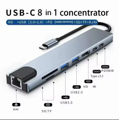 Adaptateur 8 ports