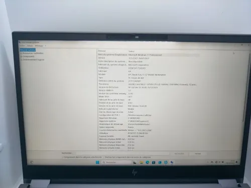 Laptop HP ZBook Fury 15 G7 Mobile Workstation / i7 10750H 2.6 Ghz / RAM 32 Go / SSD 1 Tb / Nvidia
