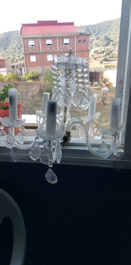 Lustre en cristal vraie