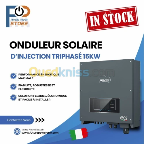 Onduleur Solaire d'injection Triphasé (On Grid) 15kw (محول طاقة شمسية ثلاثي الطور)