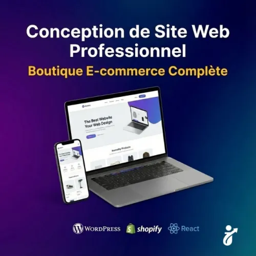 Création de boutique E-commerce Shopify ou WooCommerce clé en main
