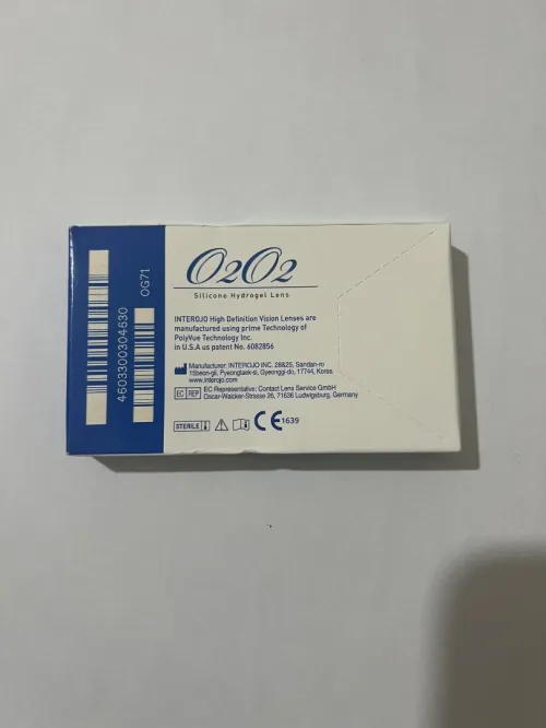 Lentille de contact silicone hydrogel O2O2 original 