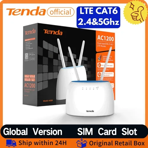 Routeur 4G LTE Tenda AC1200 WiFi double bande 2.4Ghz & 5Ghz