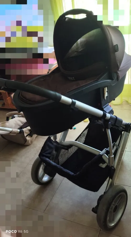 Poussette cobra bébé 9 avec siège auto et nacelle 