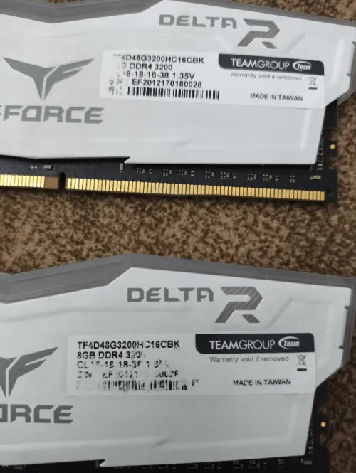 Ram T-Force 16gb white