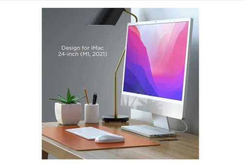 SATECHI Dock USB-C Slim pour iMac 24" avec Boîtier sans Outil pour M.2 Pcie Nvme Et Disques SSD Sata