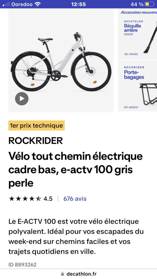 Vélo électrique Rockrider Neuf