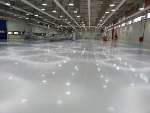Résine Époxy Industrielle , Sols Industriels pour Usines et Entrepôts