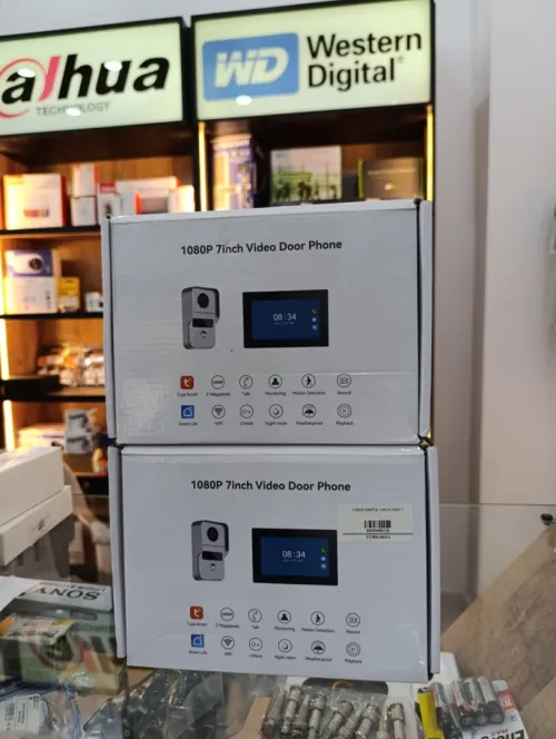 Sonnette videophone Tuya avec moniteur 7" intelligent et contrôle d'accès aux portes