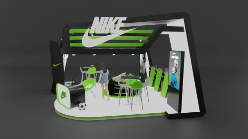 Conception 3D des stands/ facades extérieur