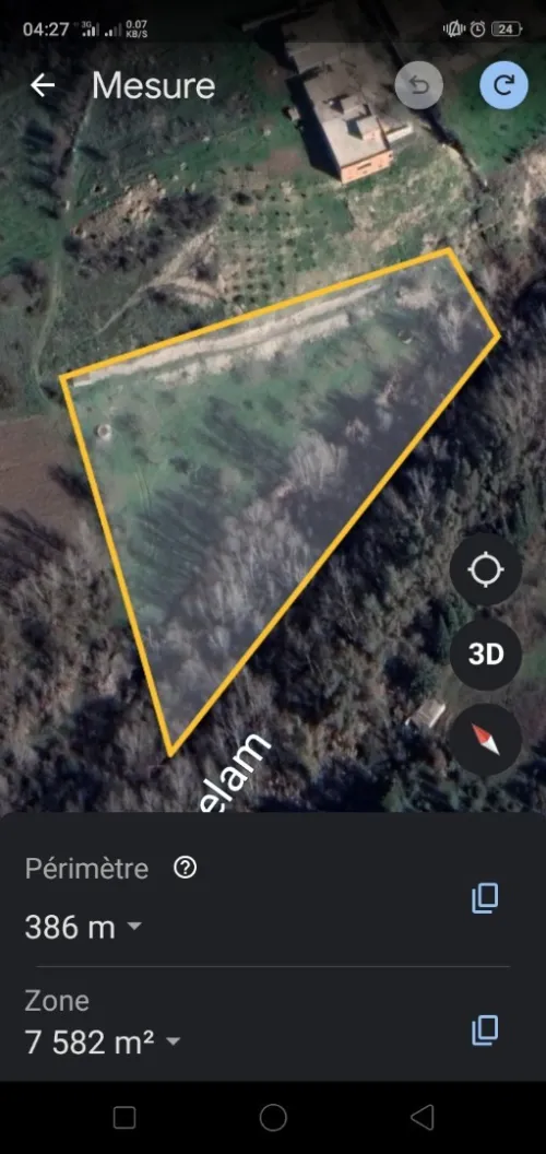 Vente Terrain Agricole Setif Hammam guergour