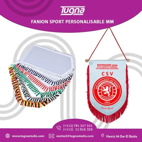 FANION SPORT PERSONALISABLE MM