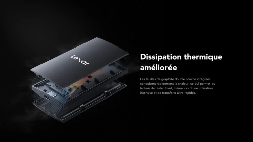 LEXAR DISQUE DUR EXTERNE SL300 2TB 1050MB/S