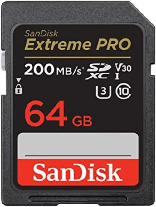 SANDISK CARTE MEMOIRE EXTREME PRO 64GB 200 MB/s