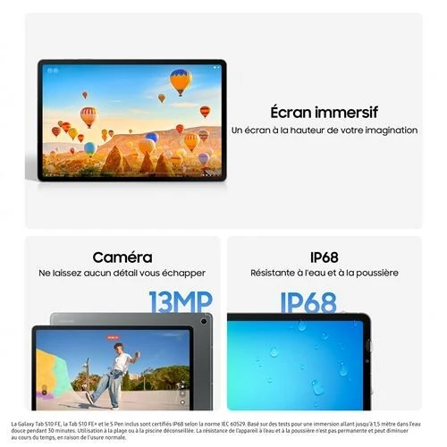 SAMSUNG SAMSUNG GALAXY TAB S10 FE 8/128GB WIFI AVEC BOOK COVER KEYBOARD SLIM