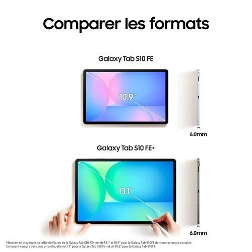 SAMSUNG SAMSUNG GALAXY TAB S10 FE 8/128GB WIFI AVEC BOOK COVER KEYBOARD SLIM