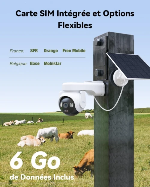 IMOU CAMERA 4G WIRELESS 3MP/2K SOLAIRE