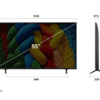 TV LG 55" 80A SMART TV WEB OS UHD NANO CELL