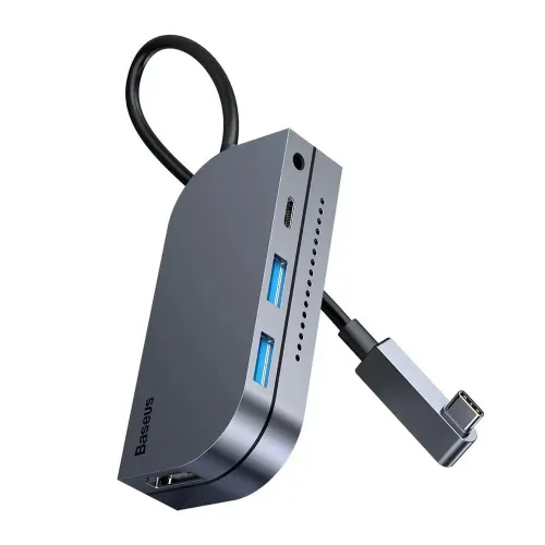 BASEUS TYPE-C HUB BEND ANGLE N7 POWER SWITCH DESIGN