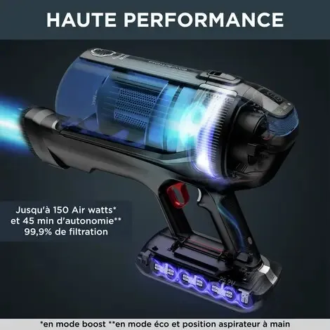 ROWENTA ASPIRATEUR BALAIS SAN FIL X-FORCE FLEX 12.60 AQUA RH98C0WO