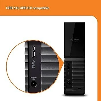 WD MY BOOK 16TB - DISQUE DUR EXTERNE DESKTOP HDD 3.5" - USB 3.0 - BACKUP HAUTE CAPACITÉ
