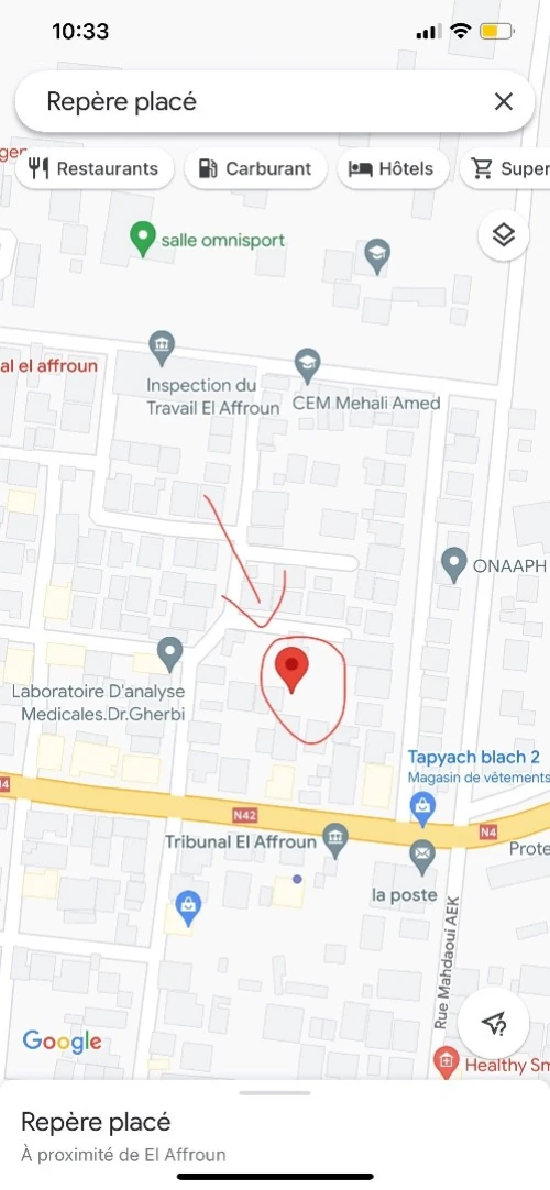 Vente Terrain Blida El affroun