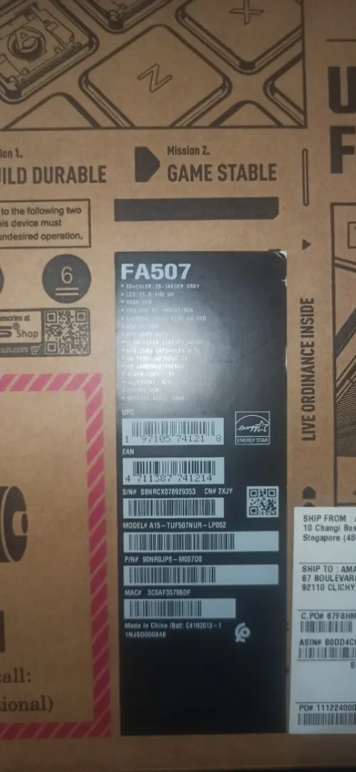 Asus tuf a15 rtx 4050 