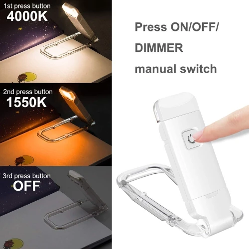 Lampe de lecture rechargeable