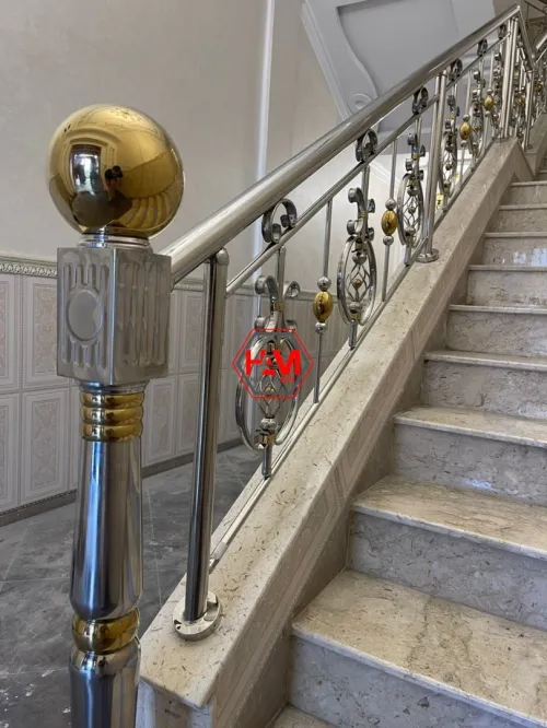 Rampe D'escaliers En Inox/Verre