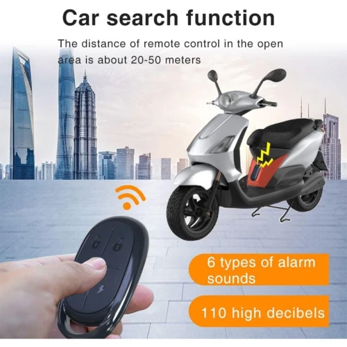 Système dalarme antivol avec capteur de vibrations puissant de 110 dB