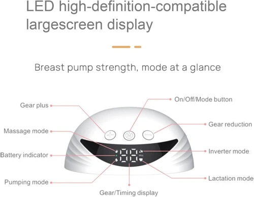Appareil Tire-Lait MY-375  4 Modes, 12 Niveaux dAspiration