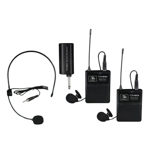 Micro UHF Rechargeable TTD-M099  Portée Stable et Son Net
