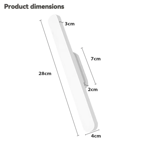 Éclairage LED Sous Meuble  Rechargeable USB, Commande Tactile & 3 Températures de Lumière