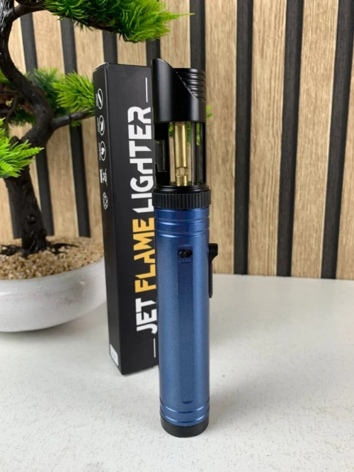 Briquet Jet Flamme Électrique - Sécurisé et Multifonction (Ouvre-Bouteille)
