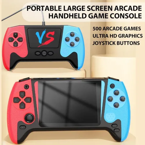 Console Gaming Rétro avec 500+ Jeux et Manette Supplémentaire