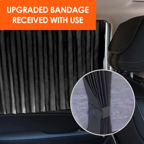 Set Rideaux Pare-Soleil Auto  Magnétiques et Faciles à Installer