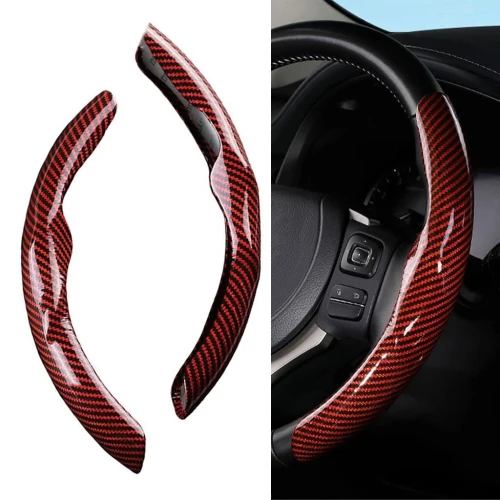 Housse Volant Auto Fibre de Carbone  Design Premium