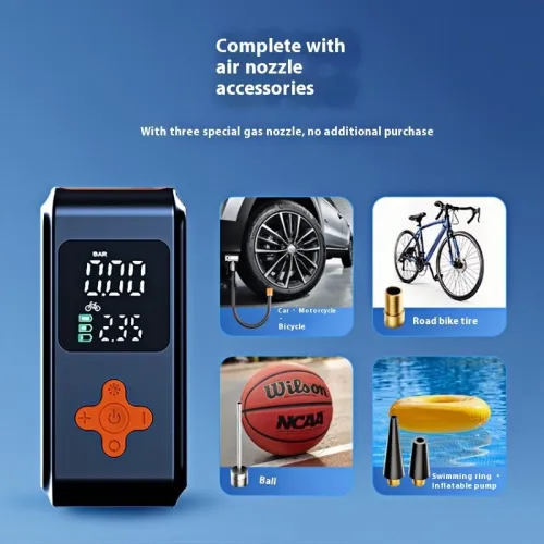 Pompe à Air portable sans fil Gonfleur Pneus avec Arrêt automatique