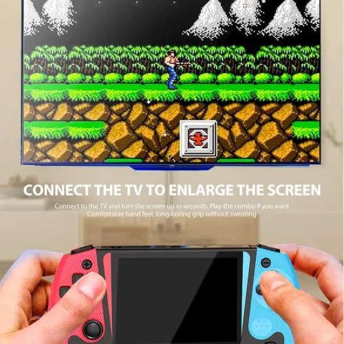 Console Gaming Rétro avec 500+ Jeux et Manette Supplémentaire