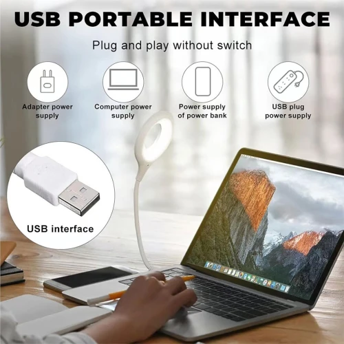 Mini Lampe LED USB Commande Vocale - Pratique et Moderne