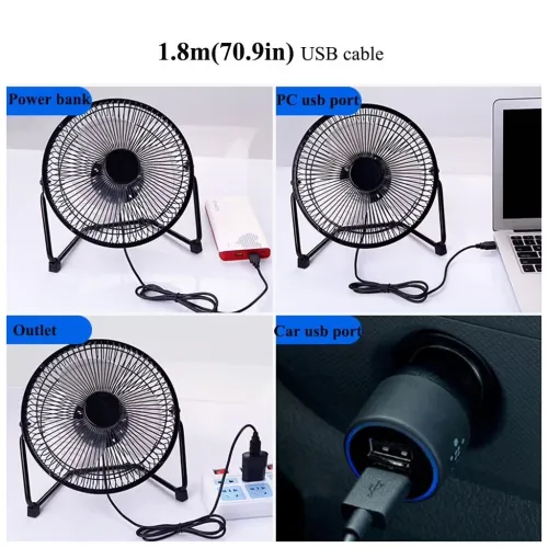 Ventilateur Intelligent de Bureau  Écran Digital Temps & Température
