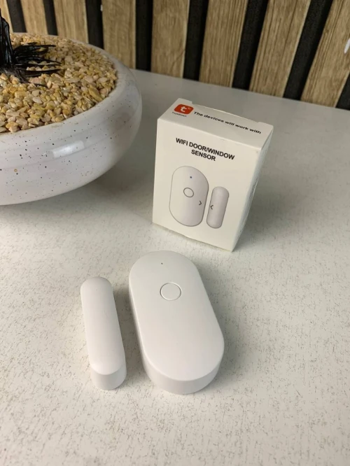 Détecteur dOuverture WiFi Capteur Magnétique pour Porte et Fenêtre