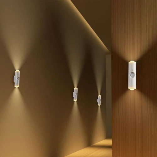 Lampe Murale LED à Détection de Mouvement avec Fixation Magnétique  1 Pièce