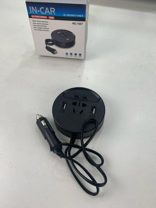 Olesson Convertisseur de courant pour voiture 150W جهاز شحن في السيارة