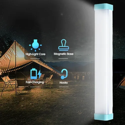 Lanterne Portable Multifonction  Camping, LED et Power Bank