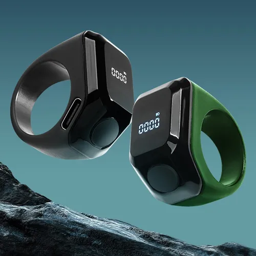 Bague de Zikr Numérique  Bluetooth avec Affichage OLED