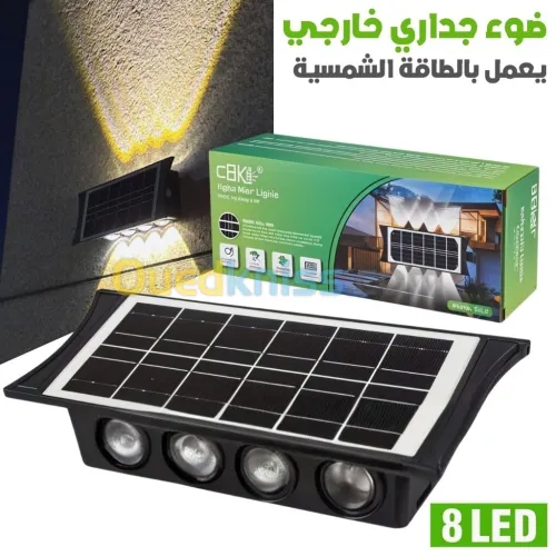 Projecteur Solaire Étanche IP65 pour Jardin et Terrasse 