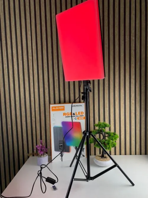 Panneau RGB et LED Fill Light 80W PLOKAMA LIVE-P24 Pro  Lumière Professionnelle
