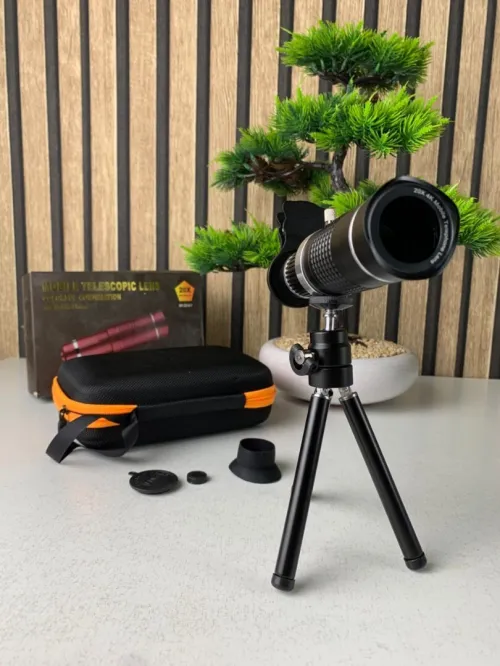 Téléobjectif 20x pour Mobile  Zoom Optique + Trépied