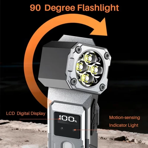 Lampe d'Inspection LED T130  Éclairage Puissant avec Affichage LCD